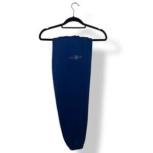 Holmon Blue Sweatpants Men’s Medium Elastic Cuff Lounge Pants